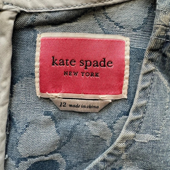 Kate Spade Abstract Peony Dress Size 12 - Picture 13 of 14